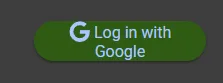 Narrow-viewport Google sign-in button with the icon close to the button edge.